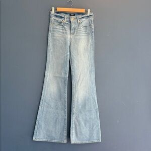 Express Light Blue Flare Jeans